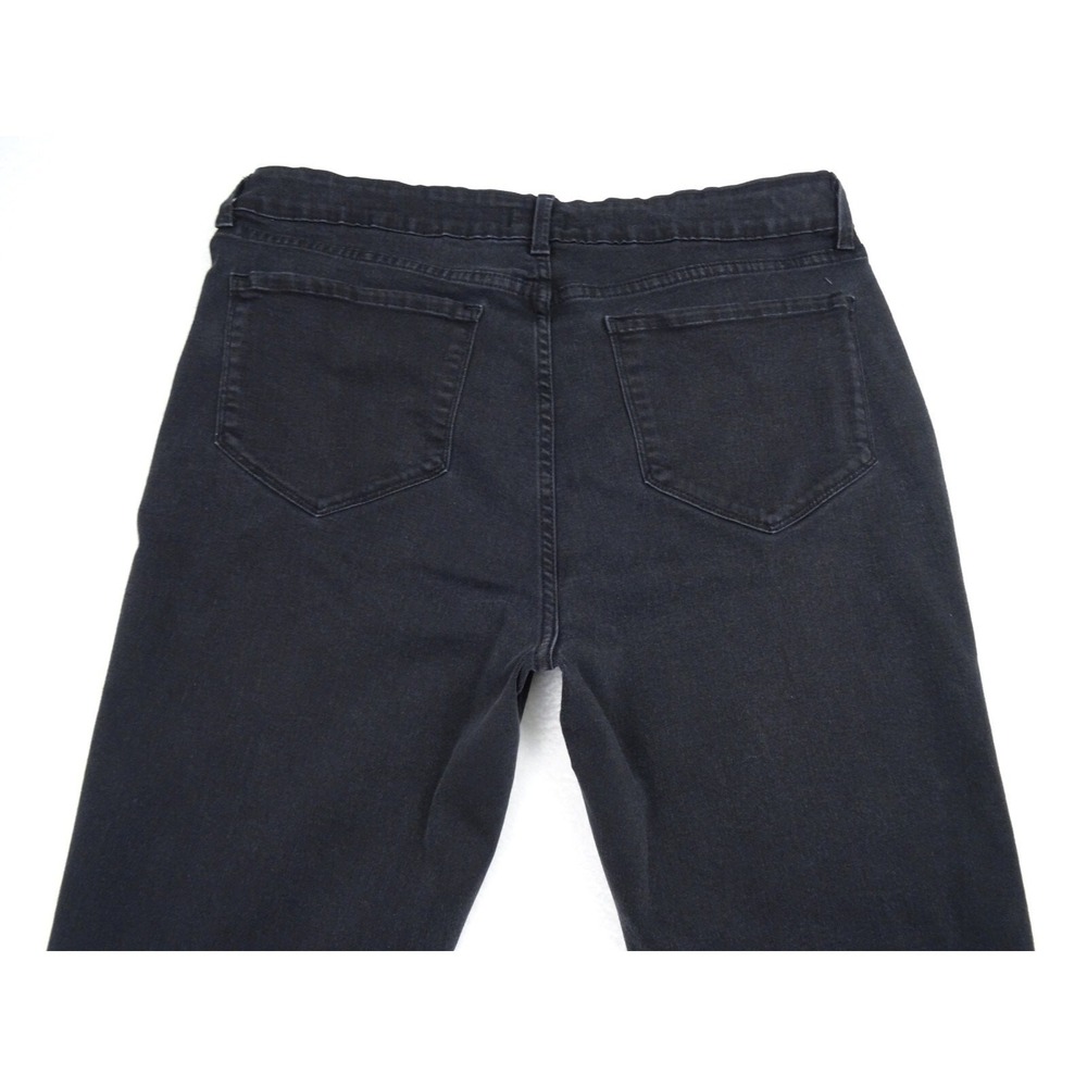 NYDJ Womens Jeans Size 16 Black Denim Ankle Stretch Lift Tuck High Rise - Picture 9 of 16